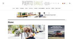 Desktop Screenshot of guiapuertobanus.com